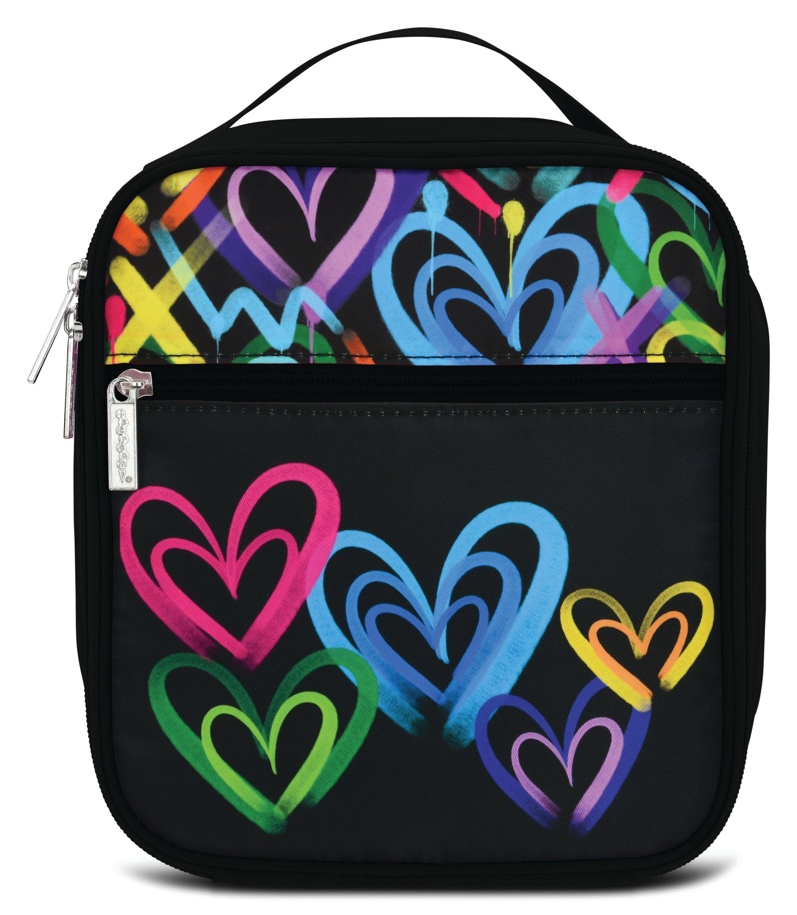COREY PAIGE HEARTS LUNCH TOte