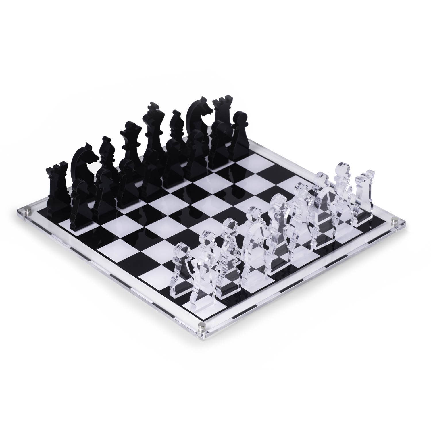 Jeu d'échecs en acrylique Charlie