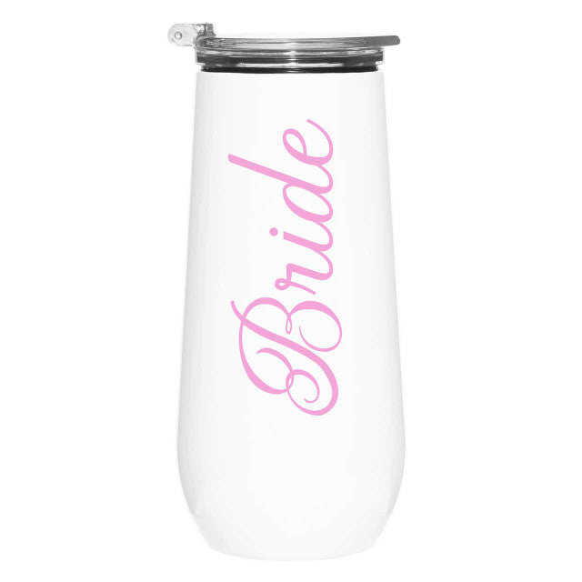 Stainless Steel Champagne Tumbler - Bride
