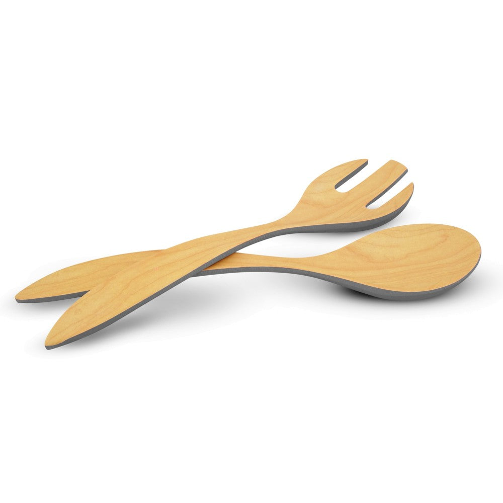 Salad Servers, Set of 2 - Bamboo Basic