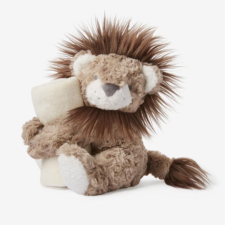 Naptime Huggie Plush Toy- Lion Swirl