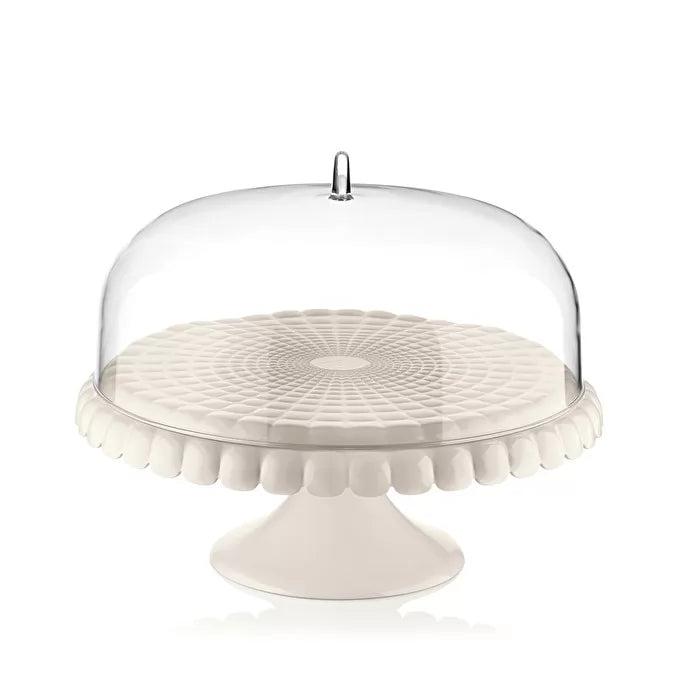 Guzzini- Large Cake Stand with Dome - Tiffany