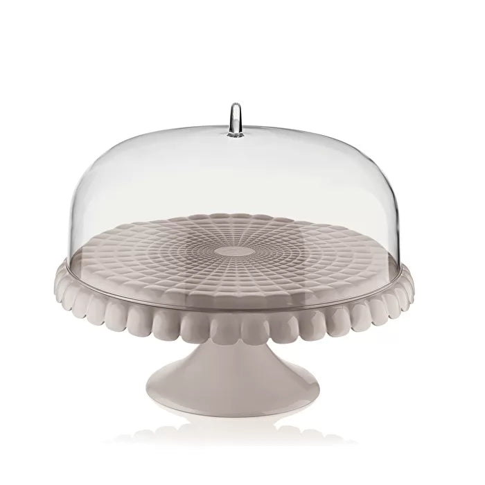 Guzzini- Large Cake Stand with Dome - Tiffany