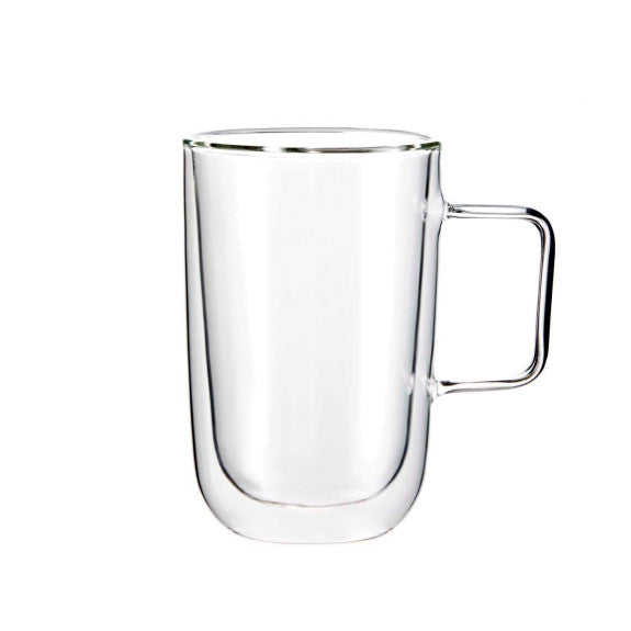 Glass Mug - Double Double 375ml Set of 2