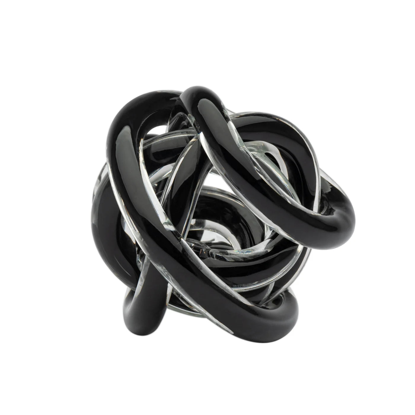 Orbit Glass Knot - Black
