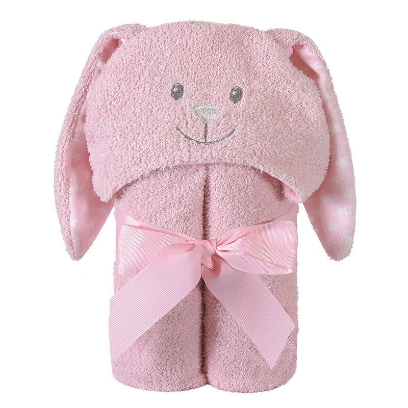 Personalized Hooded Towel - Bunny