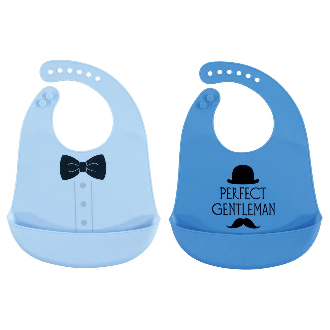 Baby Silicone Bibs, Perfect Gentleman