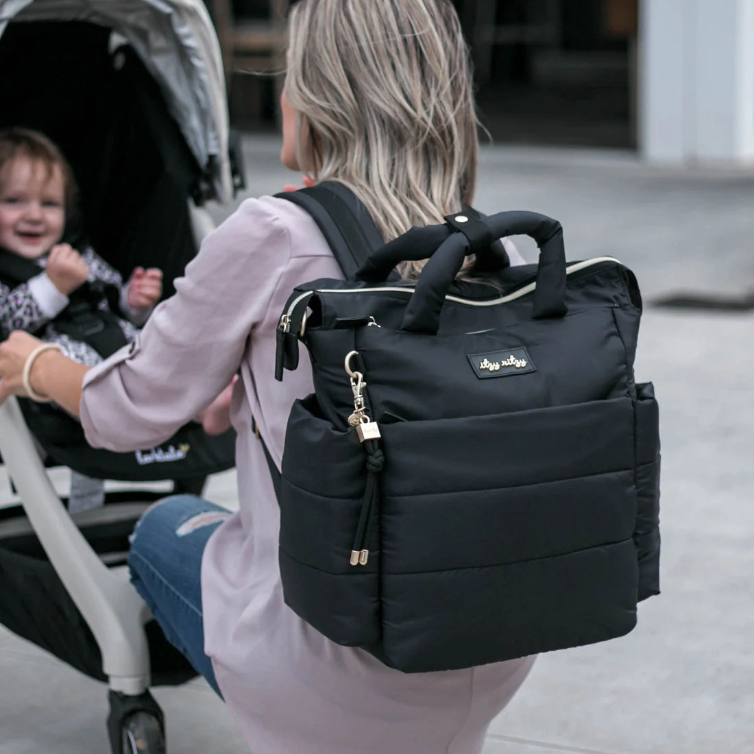 Diaper Bag - Dream Convertible Midnight Black