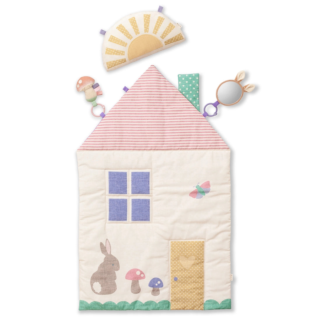 Personalized Playmat -  Tummy Time Play House