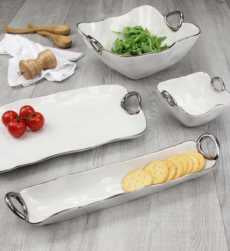 Pampa Bay Handle With Style Large Bowl - White