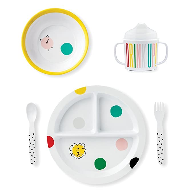 Ensemble de salle à manger en mélamine Kate Spade New York - Hey Bébé