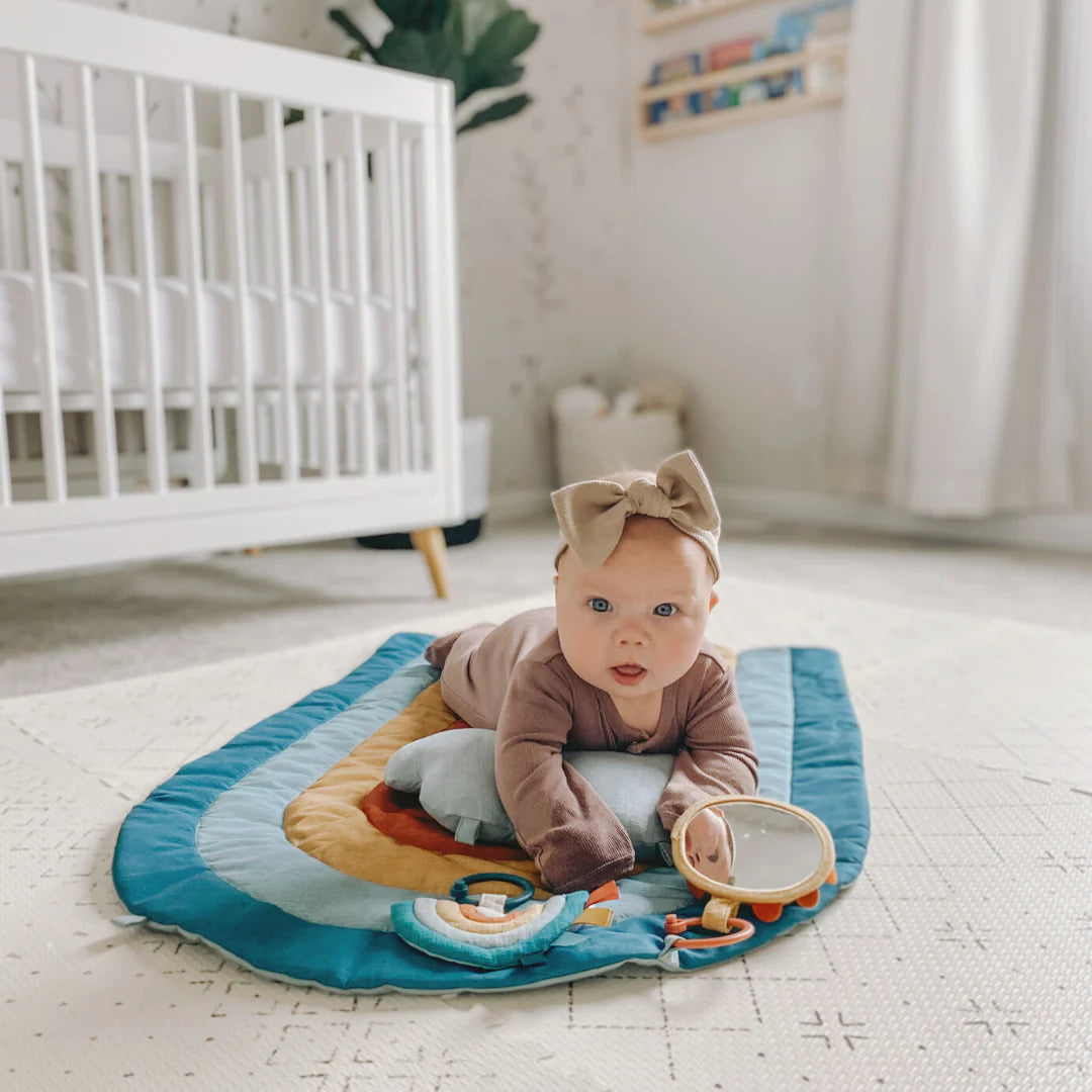 Personalized Playmat - Tummy Time Rainbow