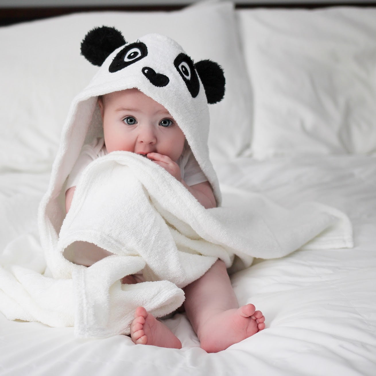 Personalized Hooded Towel- Panda