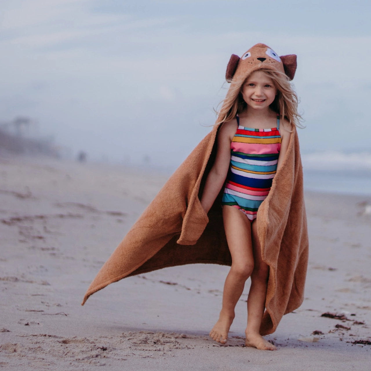 Personalized Hooded Towel- Dog