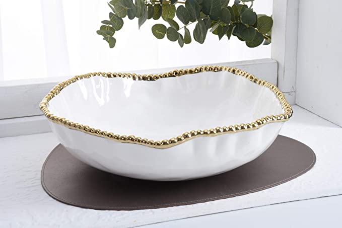 Pampa Bay - Golden Salerno Oversized Serving Bowl