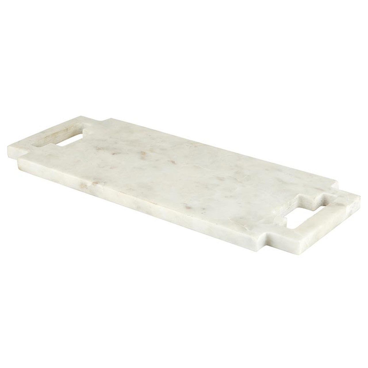 Marble White Double Handle Board with Square Handle