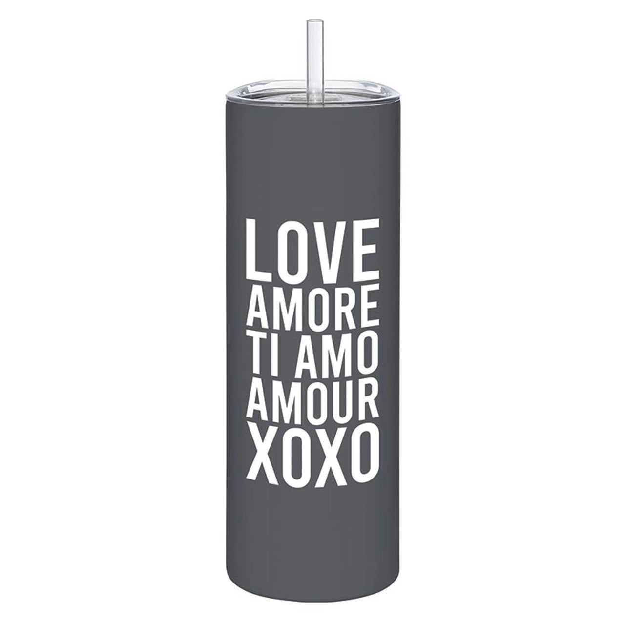 Tumbler with Straw - Love