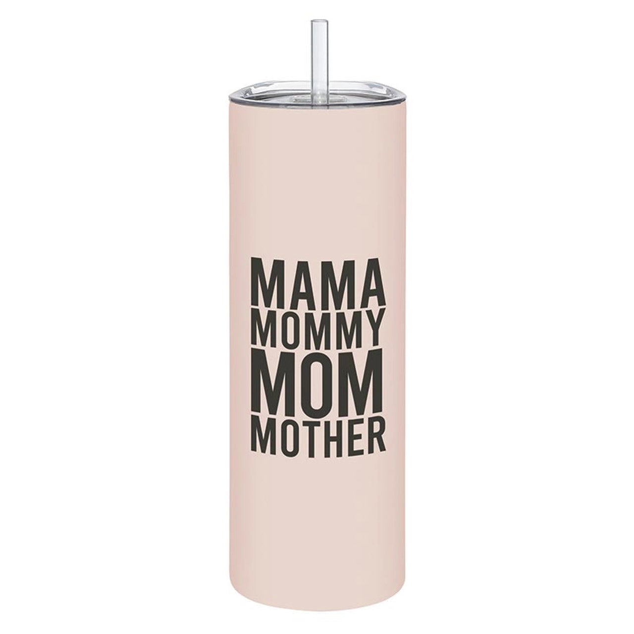 Matte Tumbler with Straw - Mama
