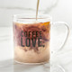 Glass Mug - Coffee Love