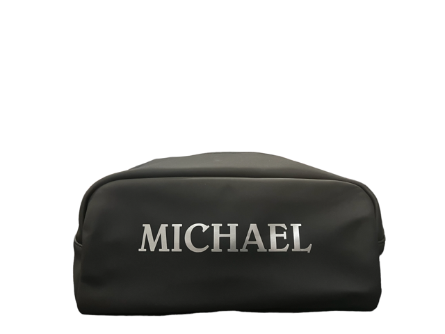 Personalized Toiletry Bag - Alpha (Black)