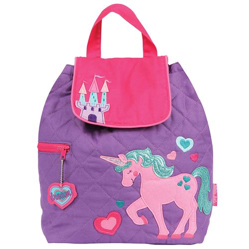 Personalized Quilted Backpack Unicorn