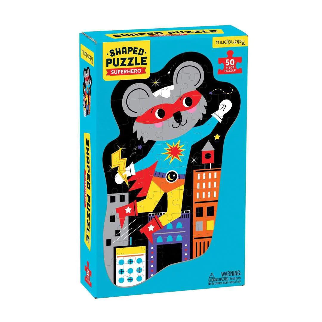 Mudpuppy  Puzzle - Superhero-50 Piece