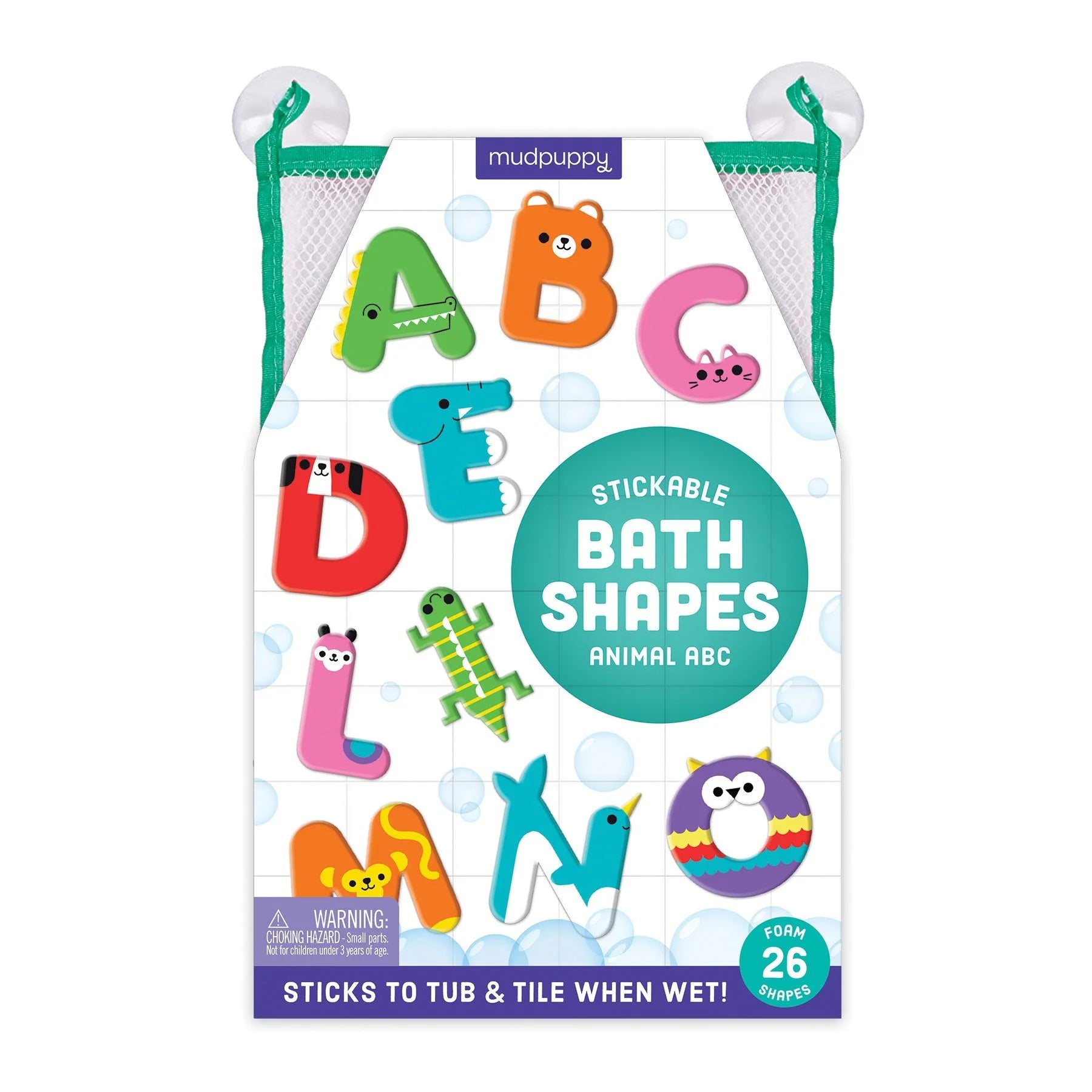 Bath Shapes - Stickable Foam Animal ABC
