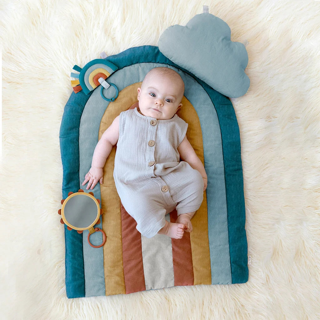 Personalized Playmat - Tummy Time Rainbow