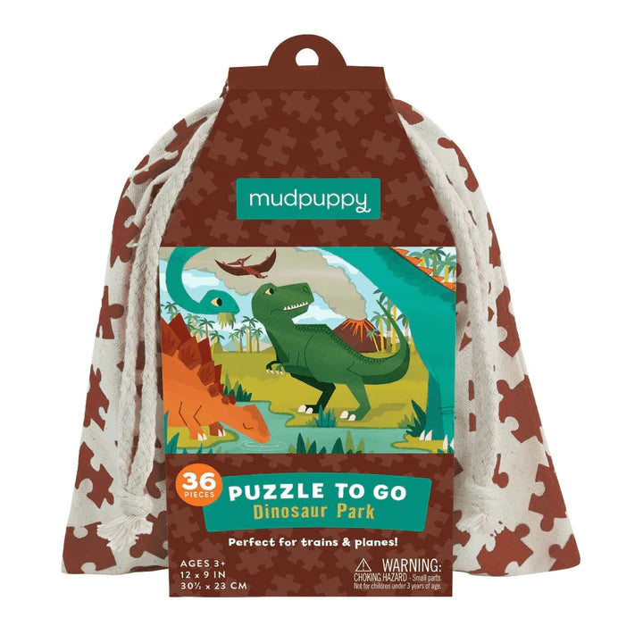 Mudpuppy Puzzle To Go - Parc des Dinosaures