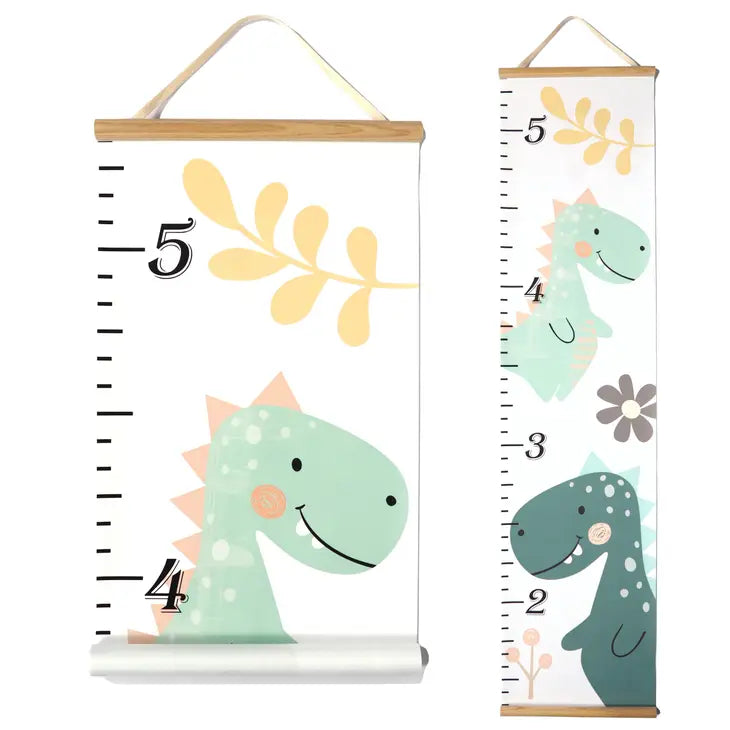 Personalized Growth Chart - Canvas Kids Dino