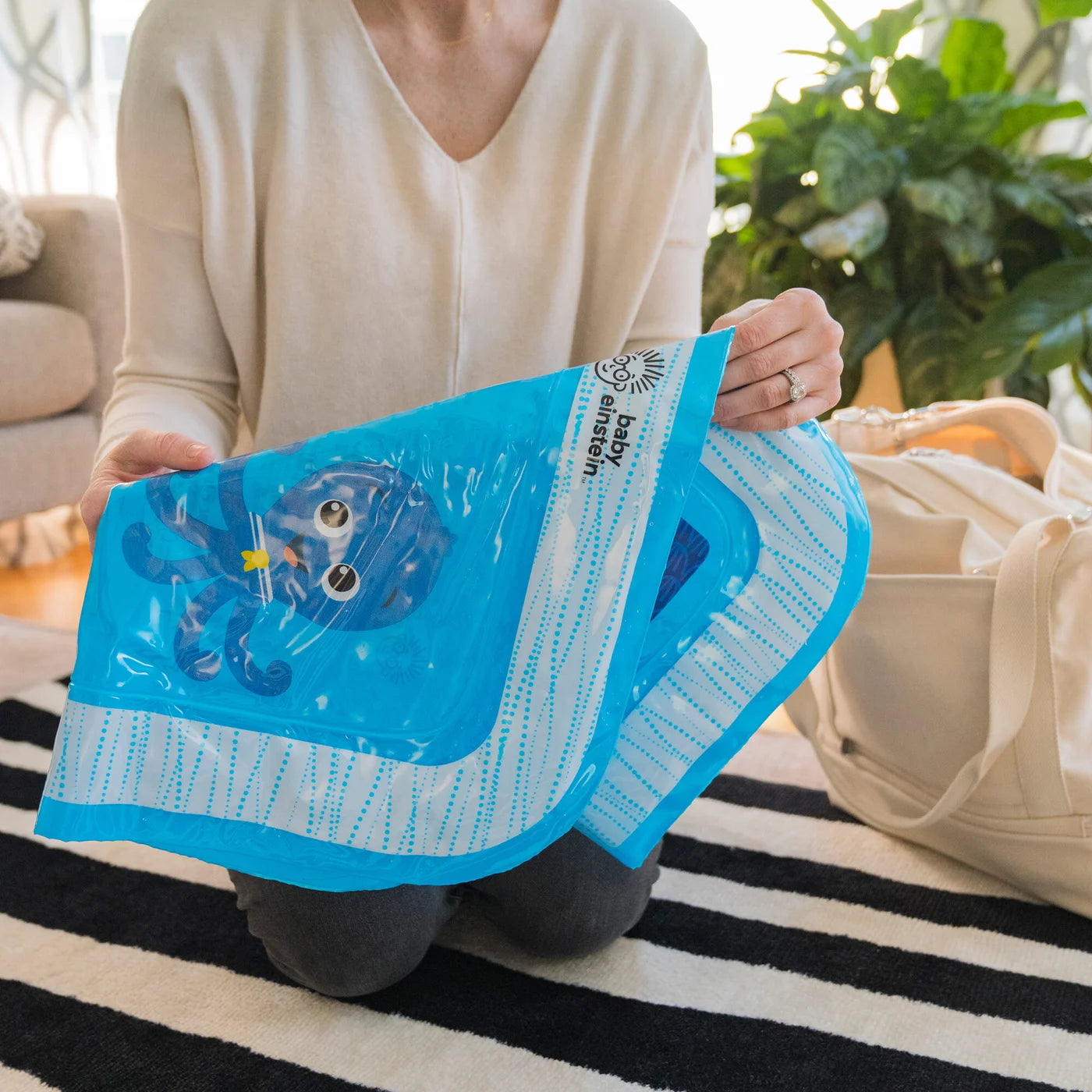 Tummy Time Baby Einstein - Ocean of Discovery Water Mat