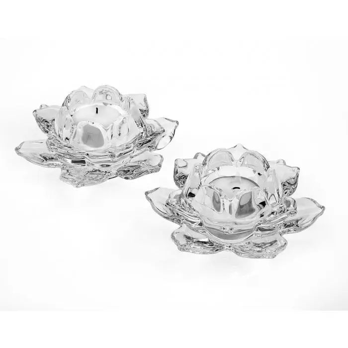 Crystal Votive Candle Holder - Set of 2