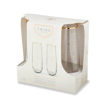 Champagne Flutes - Starlight Stemless